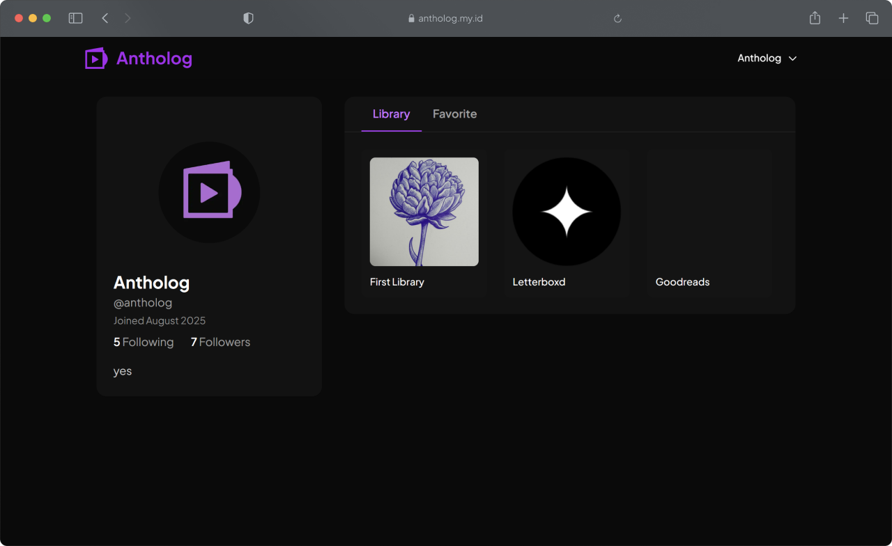 Follow and discover feature