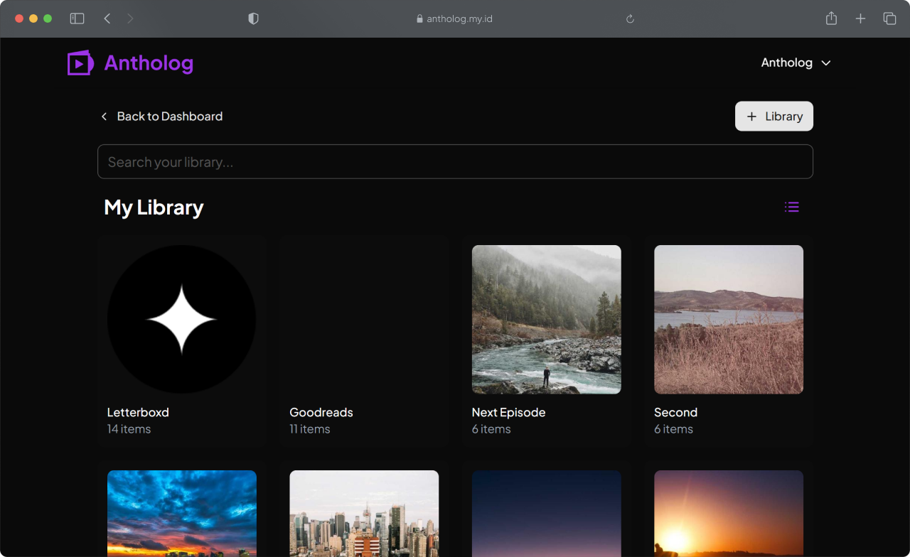 Library feature